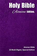 BUY the Holy Bible Aionian Edition: Aionian Bible - 22 Book Special Edition